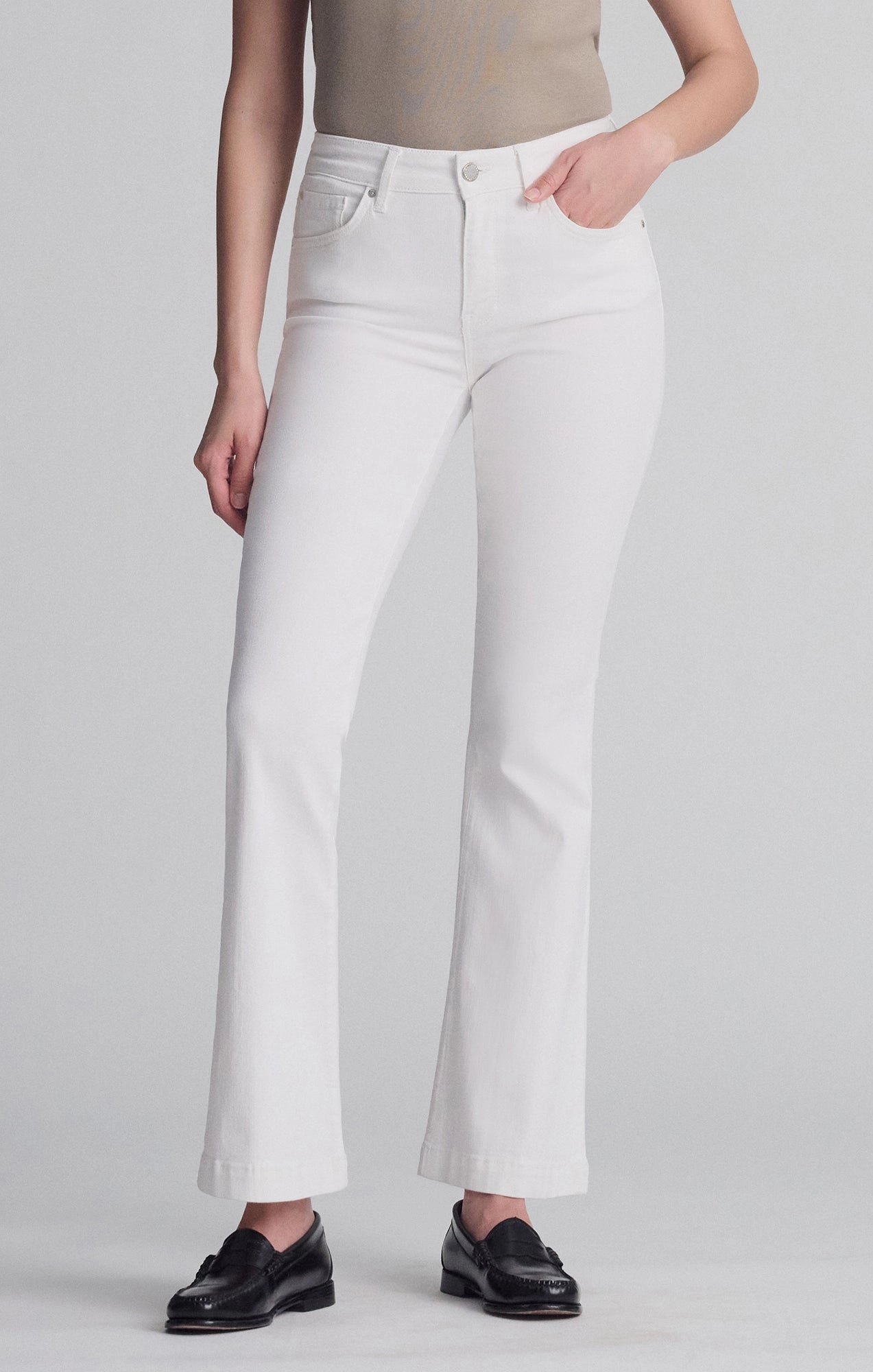 SYDNEY FLARE IN WHITE FEATHER BLUE Base Layer