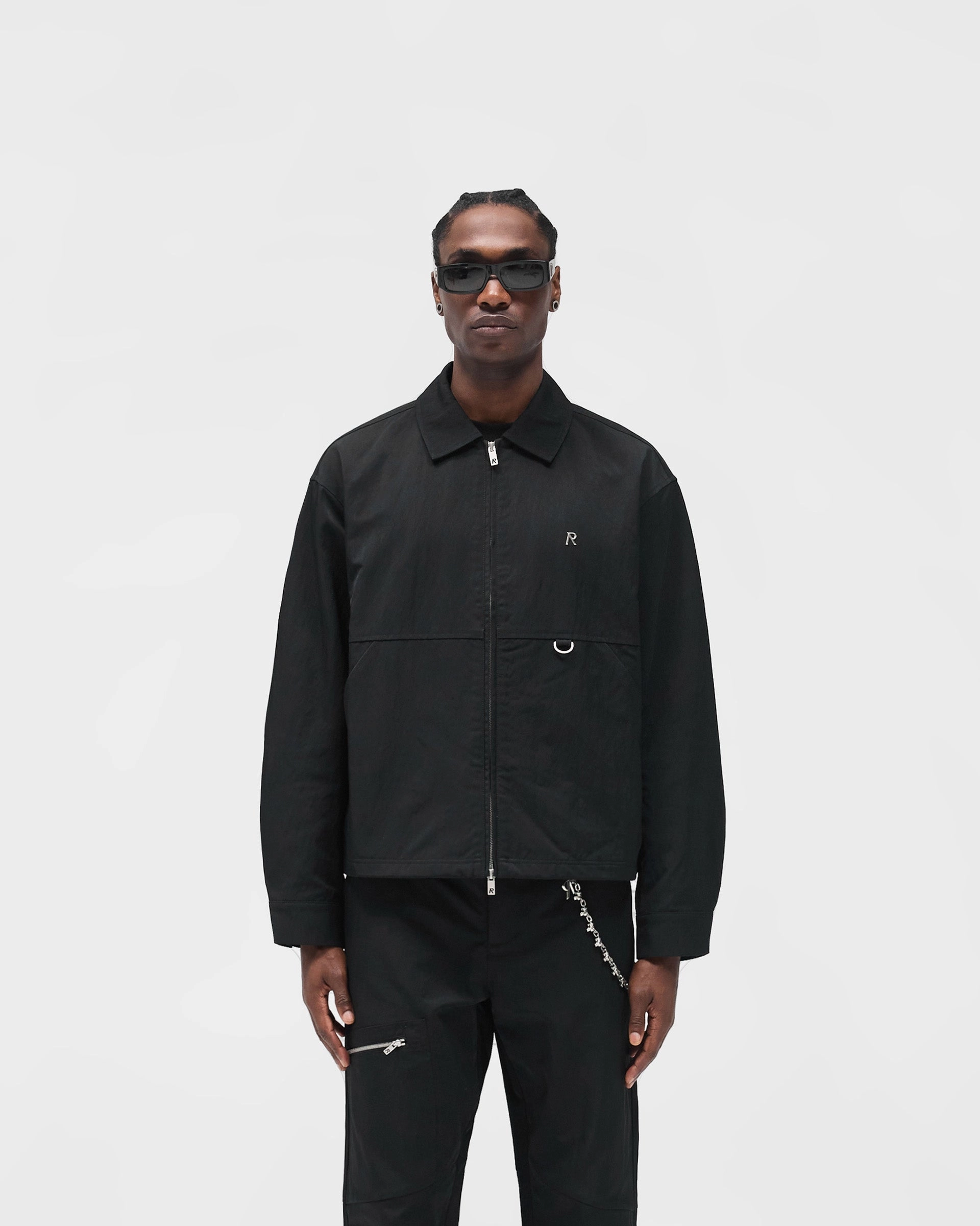 Nylon Overshirt - Jet Black Non Irritating Tags