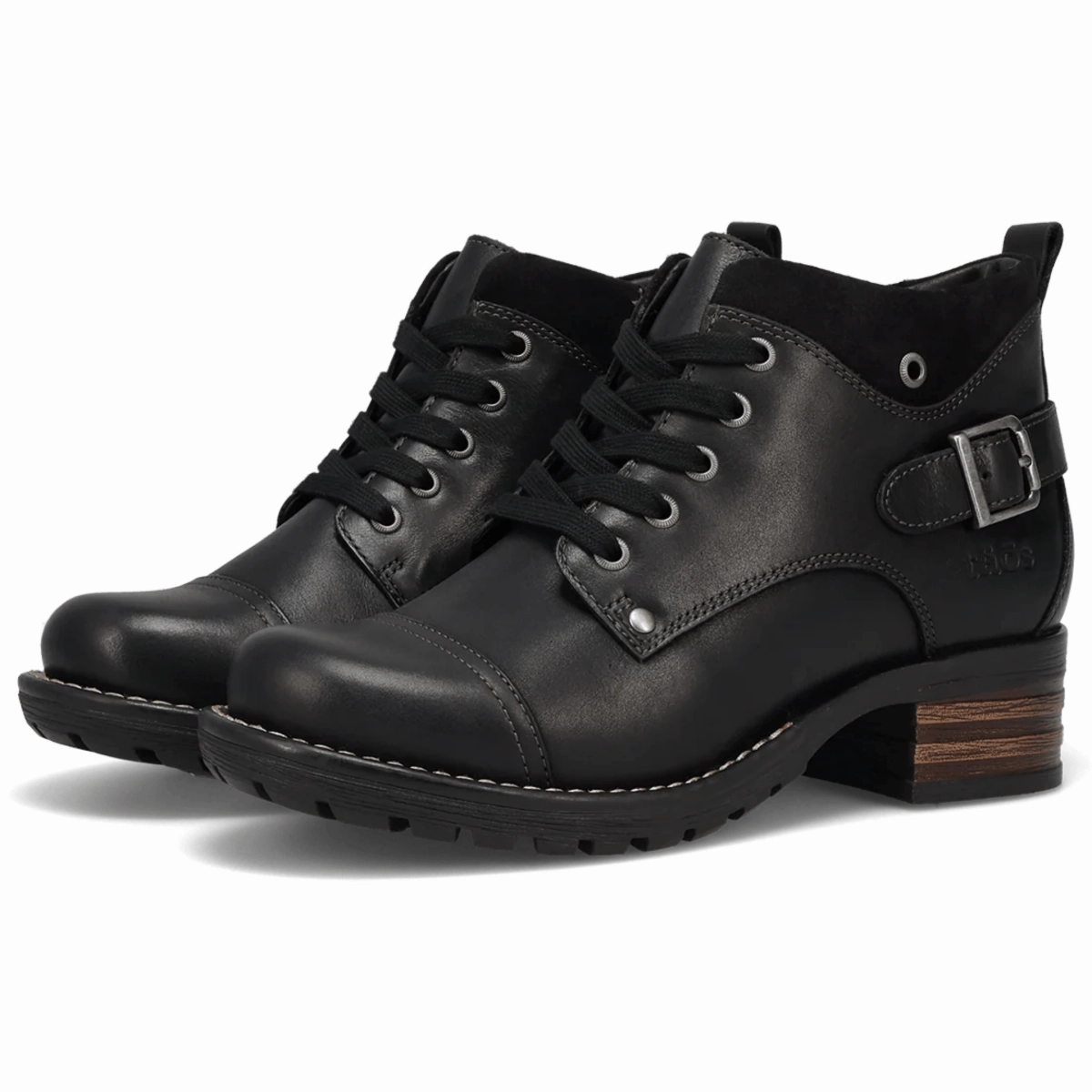 Taos Women's Mini Crave Black Leather Low Profile Windy Weather