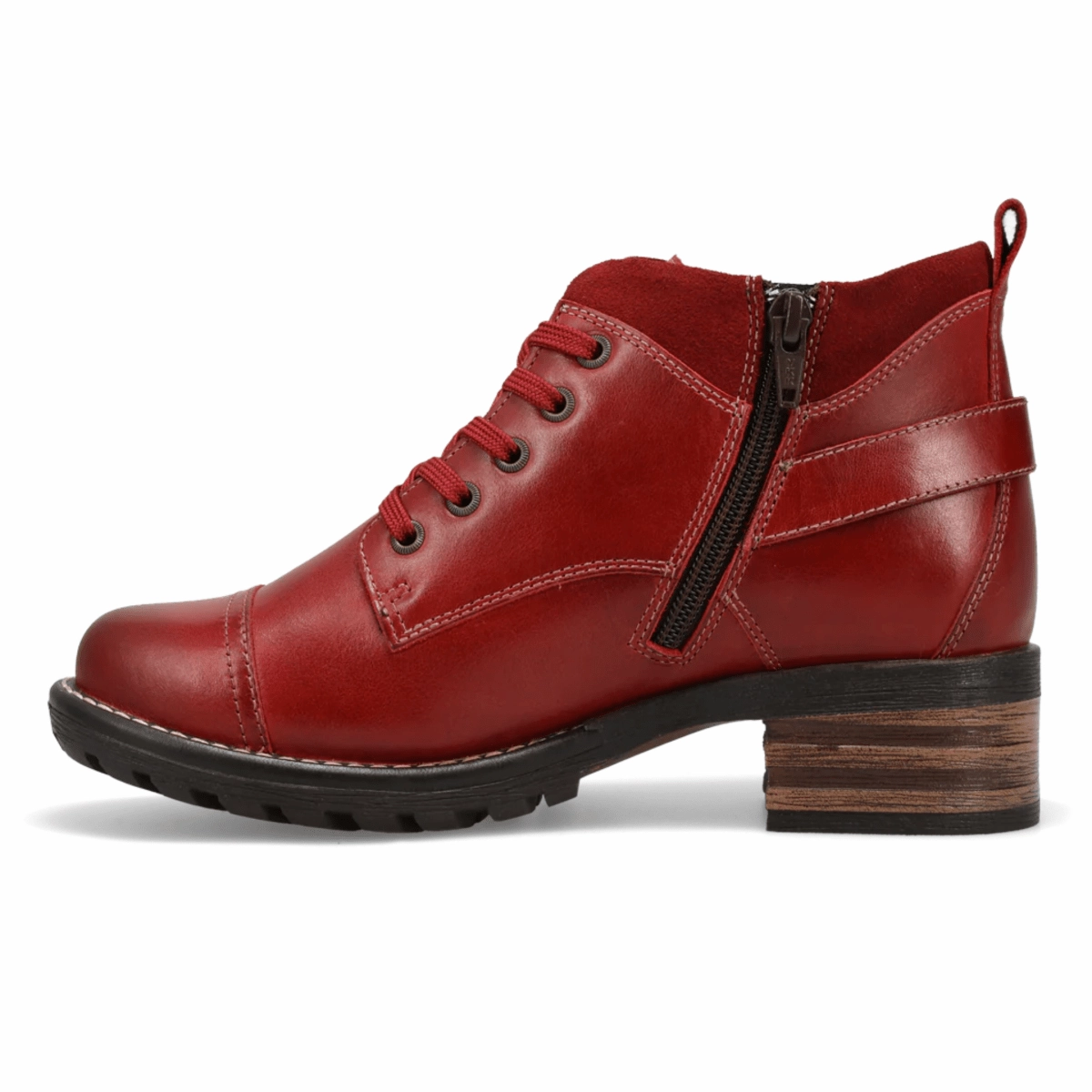 Taos Women's Mini Crave Red Leather Low Rise
