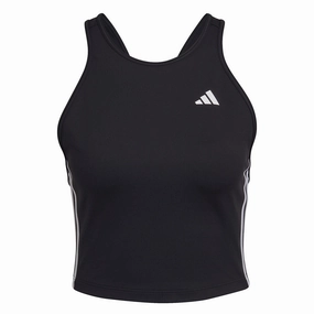 Noise Free Material adidas - Women's AEROREADY Made For Training 3-Stripes Crop Tank Top (HN1049)