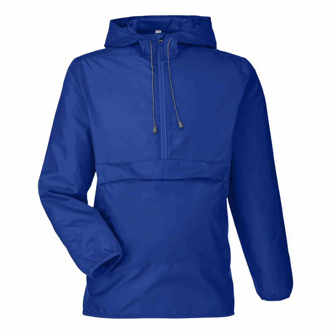 Team365 - Unisex Zone Protect Packable Anorak Jacket (TT77 QW) NonIrritatingSeams