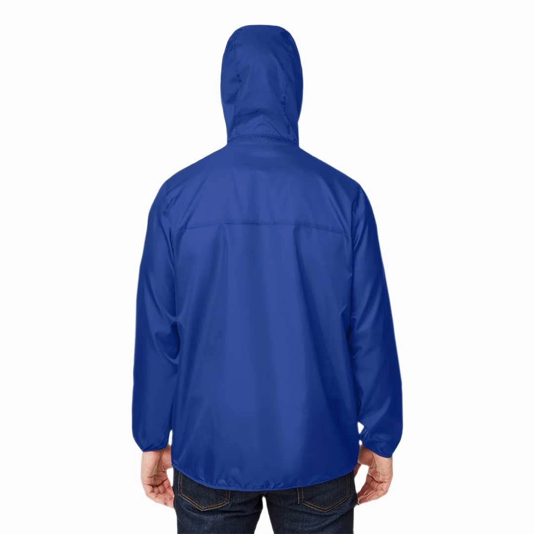 Weatherproof Zipper Closure Team365 - Unisex Zone Protect Packable Anorak Jacket (TT77 QW)