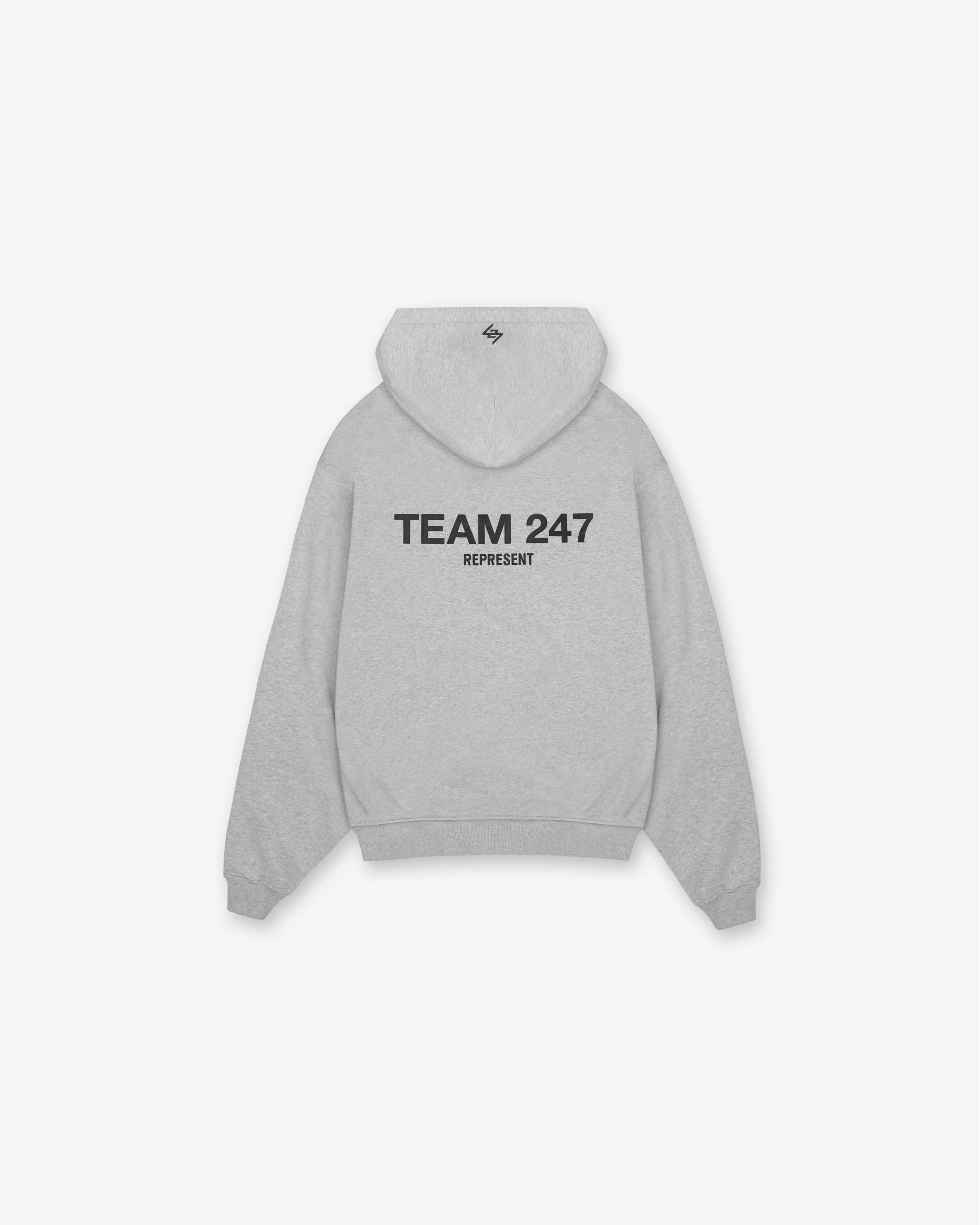 Team 247 Oversized Hoodie - Ash Grey Pronghorn like