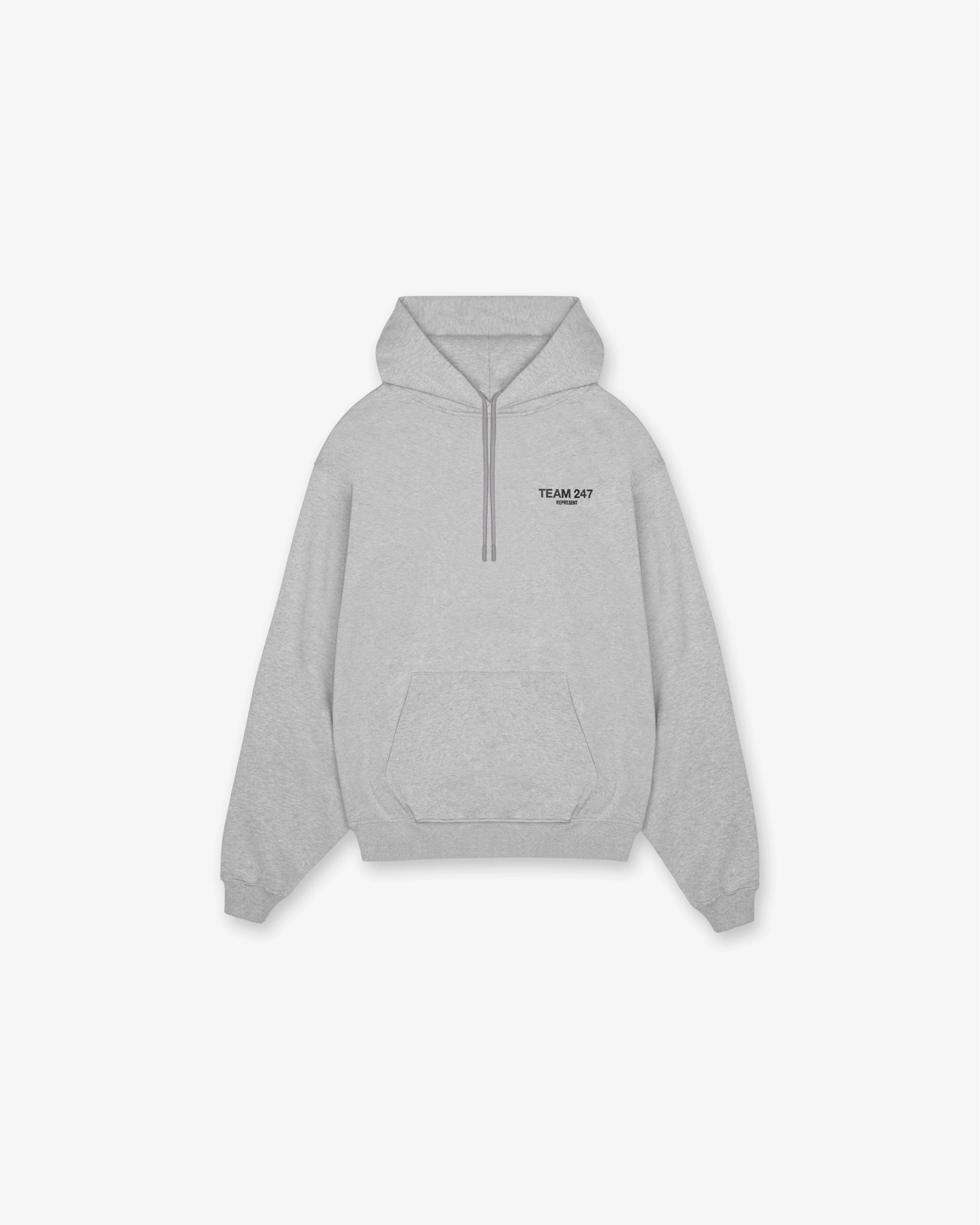 Giraffe like Team 247 Oversized Hoodie - Ash Grey