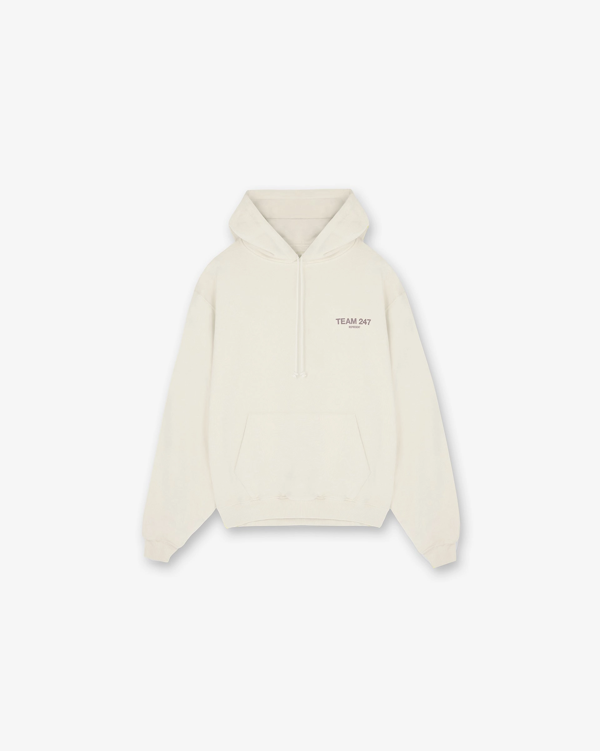 Simple Comfort Cruise Wear Team 247 Oversized Hoodie - Cream