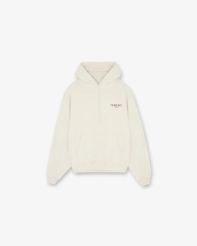 Simple Comfort Cruise Wear Team 247 Oversized Hoodie - Cream