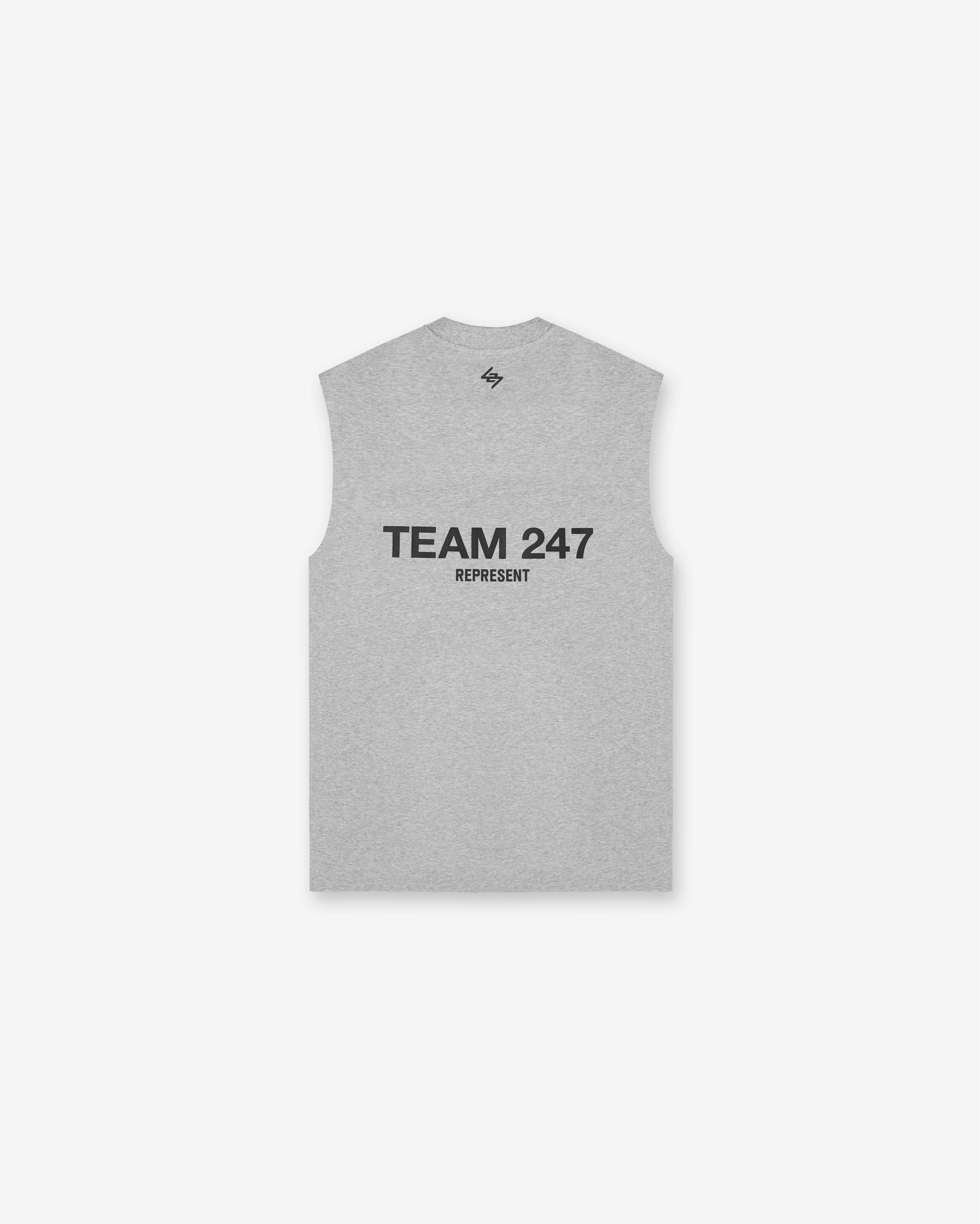 Team 247 Oversized Tank - Ash Grey Light Layers