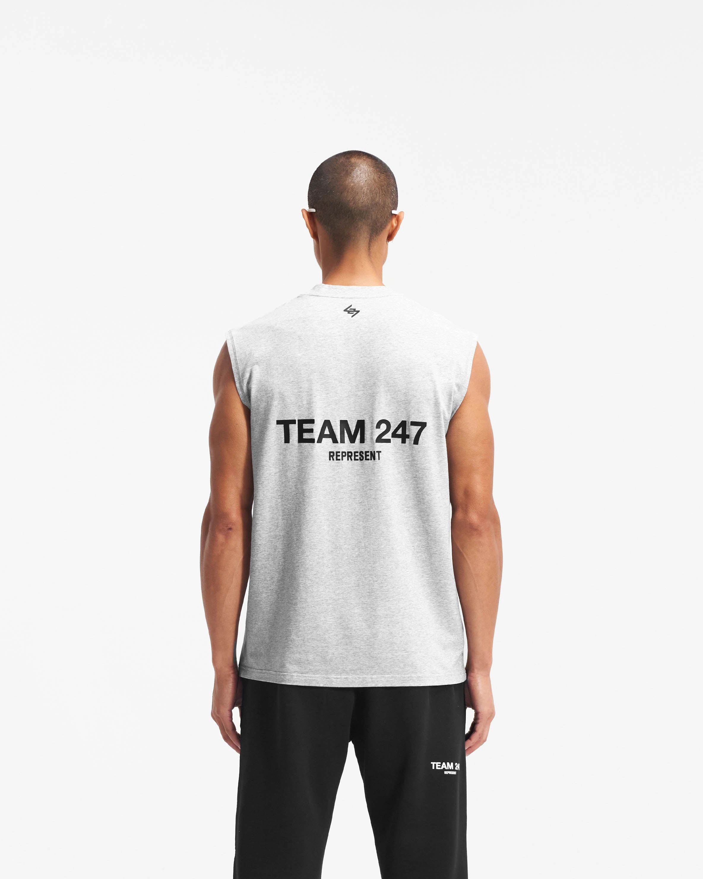 Team 247 Oversized Tank - Ash Grey Classic Layering Lightweight Fabric