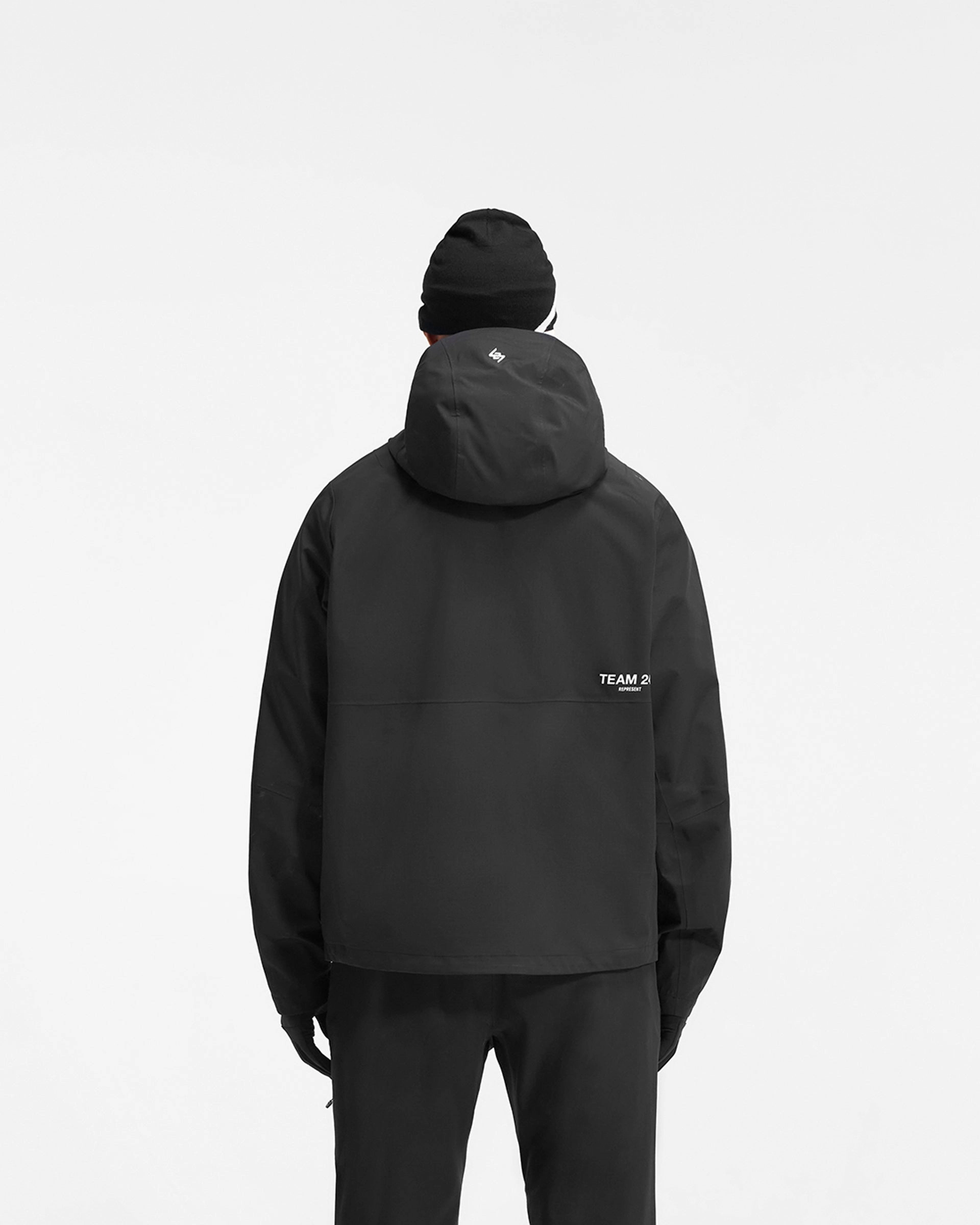 Team 247 Technical Jacket - Black Lightweight Fabric Hooded styles