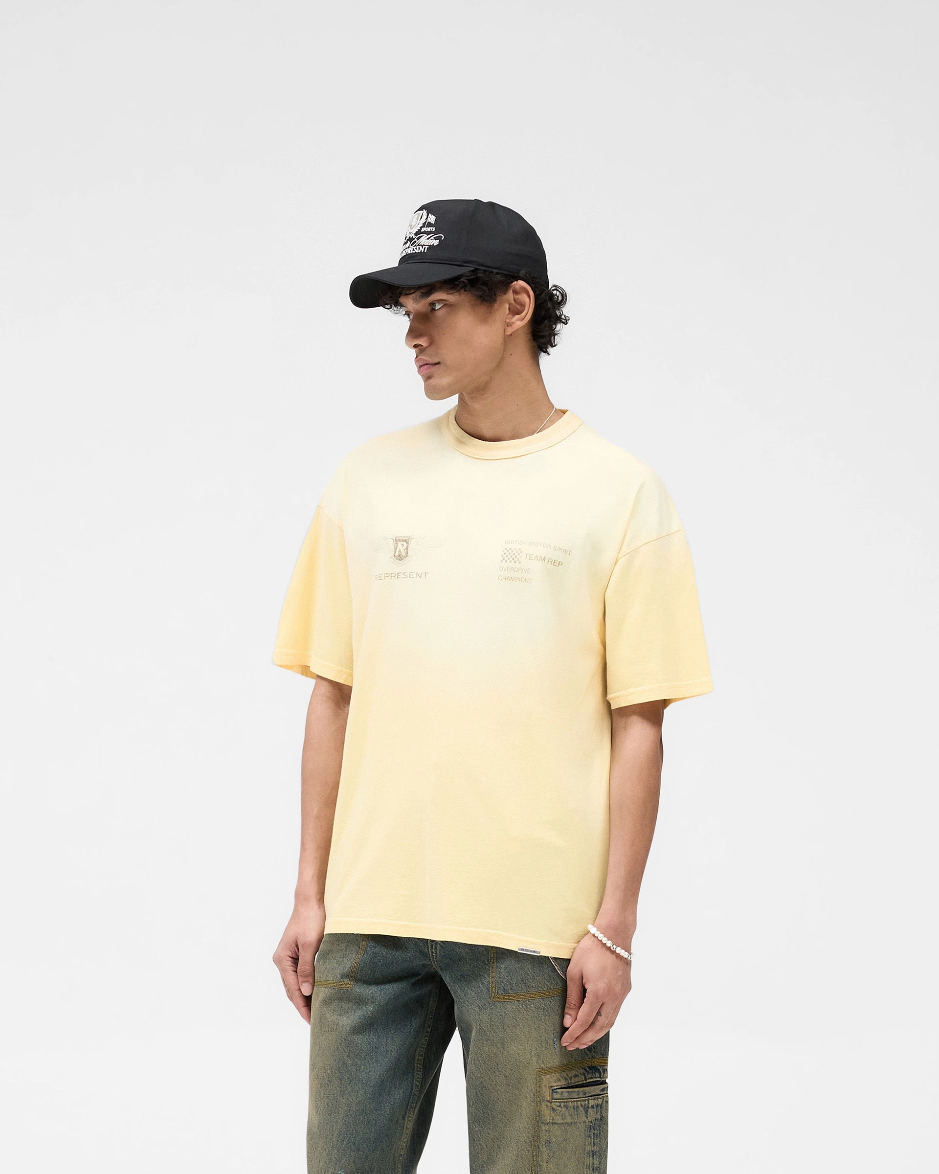 Team Rep T-Shirt - Light Yellow Versatile Comfort Wear