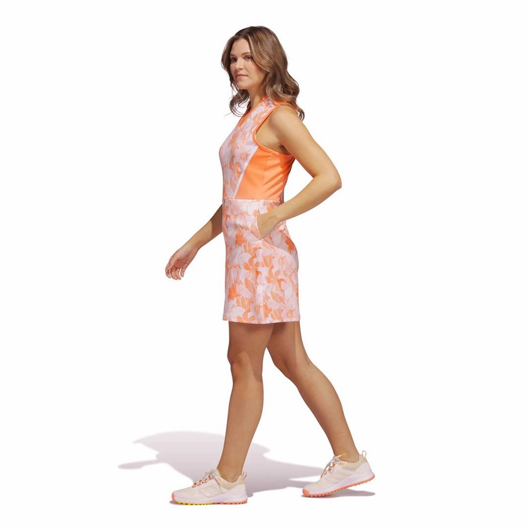 adidas - Women's Floral Golf Dress (IB4531) Multi Pocket Layout