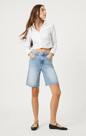 SELINA SHORTS IN LIGHT USED CLASSIC BLUE Travel Essential