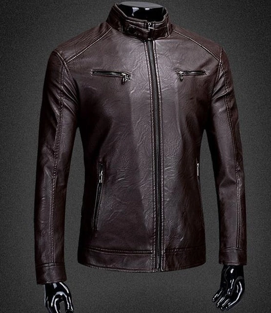 Casual City All Season Adaptability West Louis? Moto Sheepskin Leather Jacket