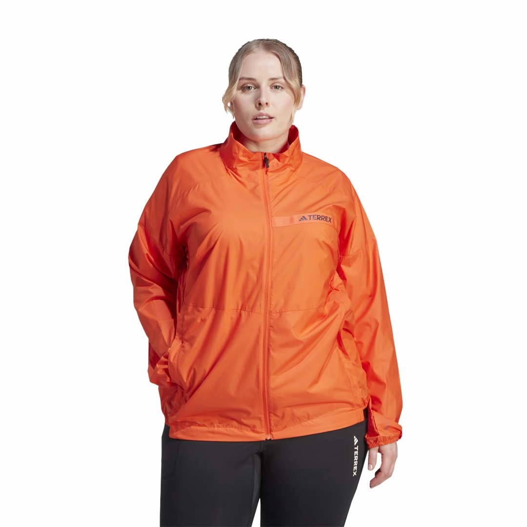 adidas - Women's Terrex Multi Windbreaker (Plus Size) (HZ1368) Removable Hood