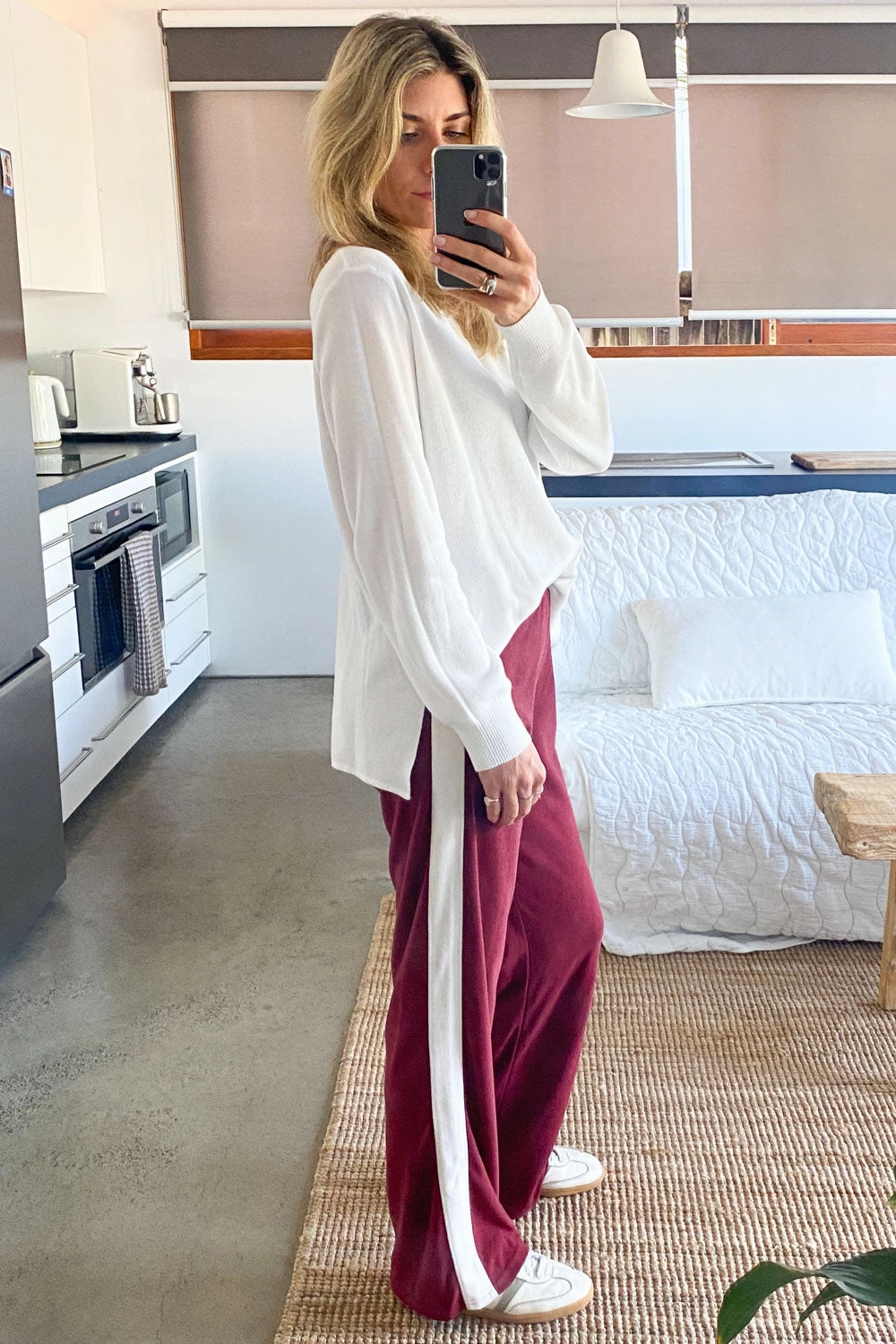 Travel Friendly QuickDryTech Terry Stripe Pants