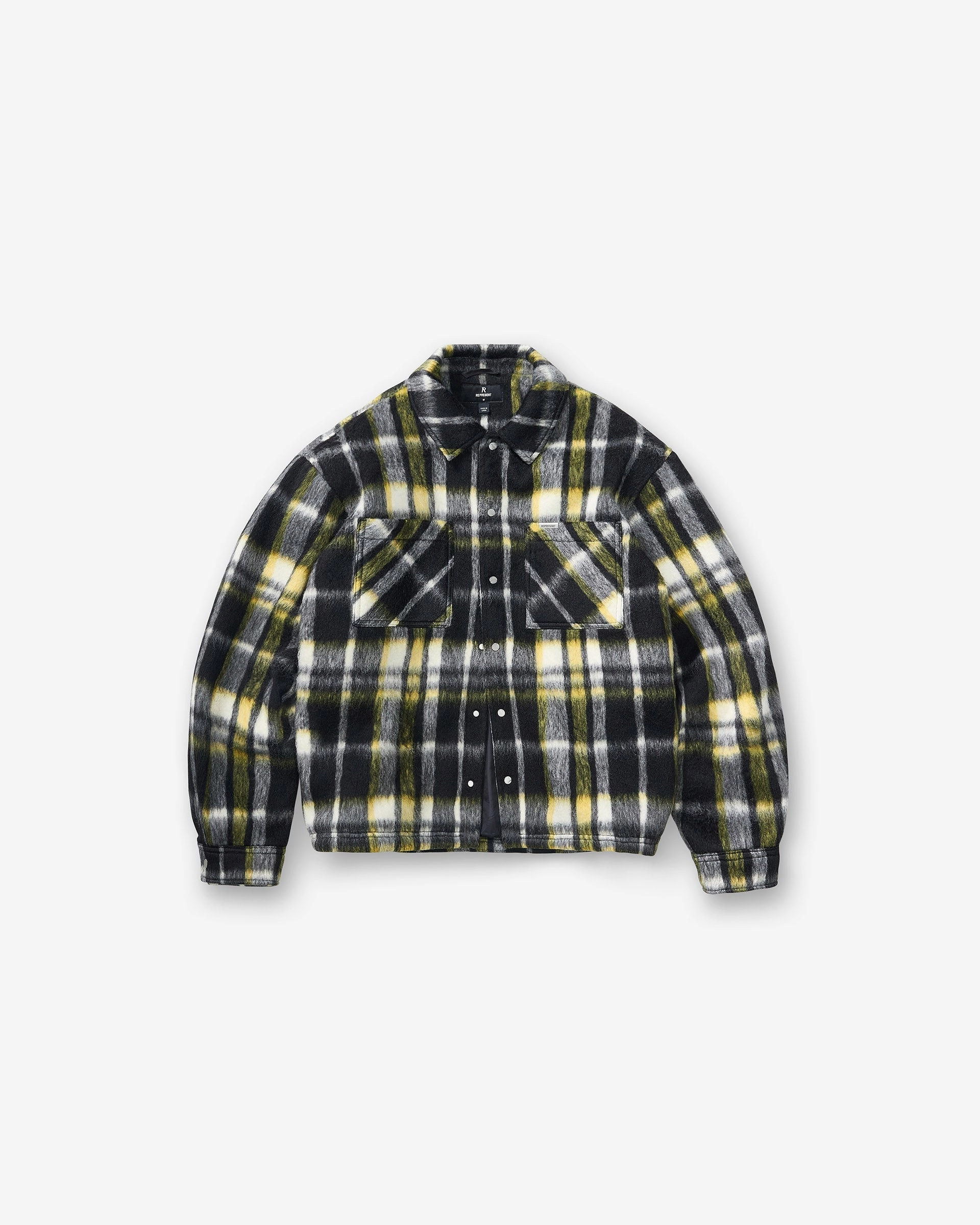 Textured Overshirt - Jet Black Sweat-Absorbing Seasonal Essential