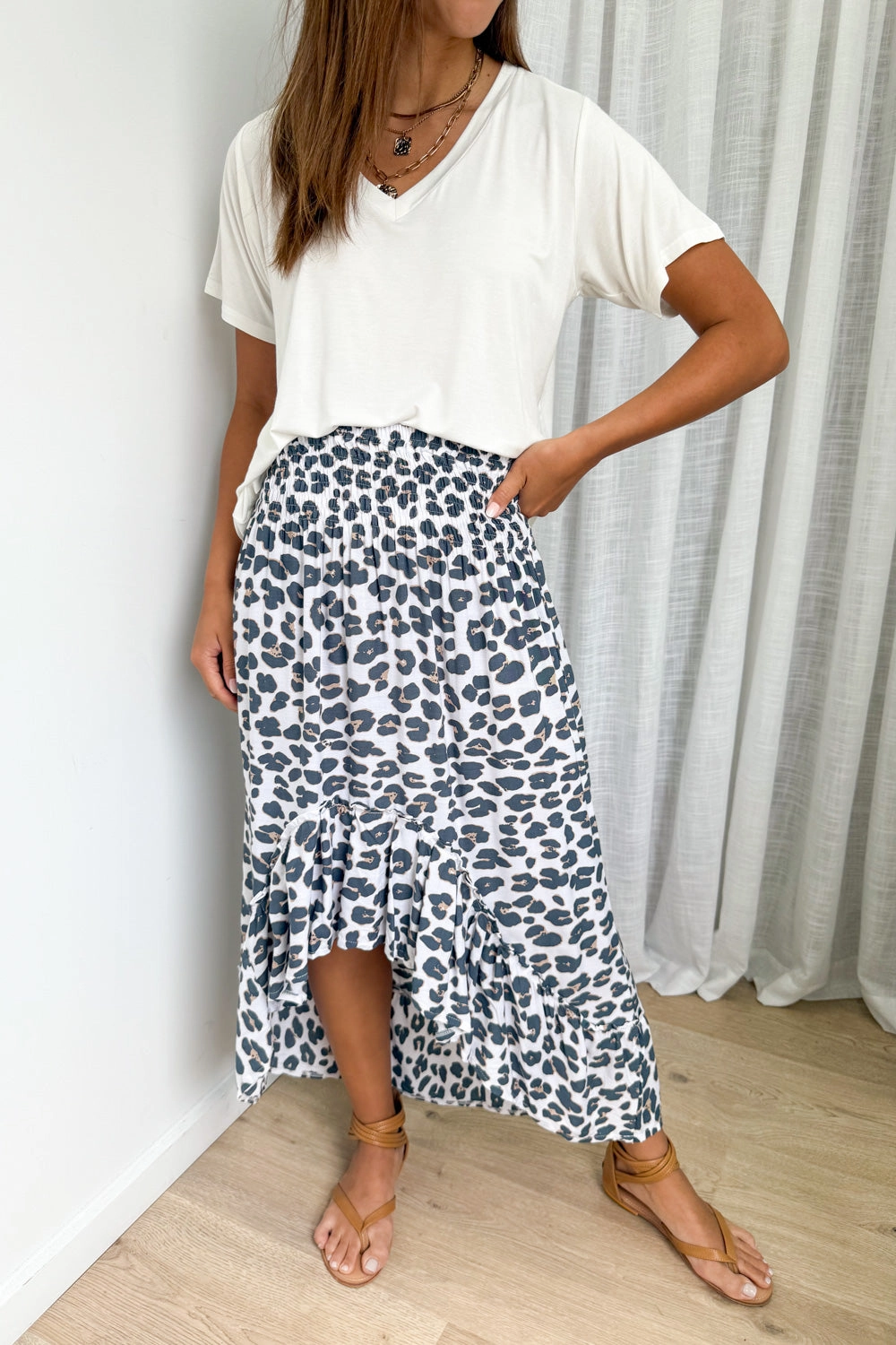 All Occasion tailored look The Hi-Lo Skirt