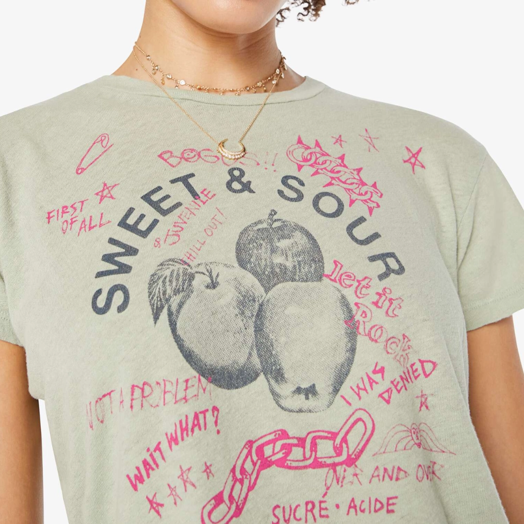 Office Attire Bold Design The Sinful Tee (Sweet and Sour Apples)
