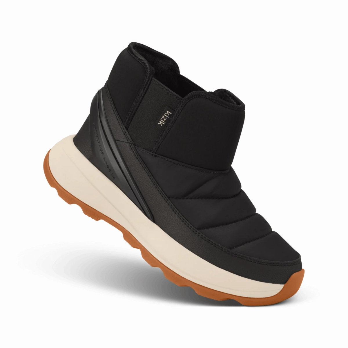 Padded Shaft Kizik Women's Juno 2 Low Black/Whitecap Grey