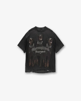 Thoroughbred T-Shirt - Vintage Black Temperature Regulating Cozy Flex