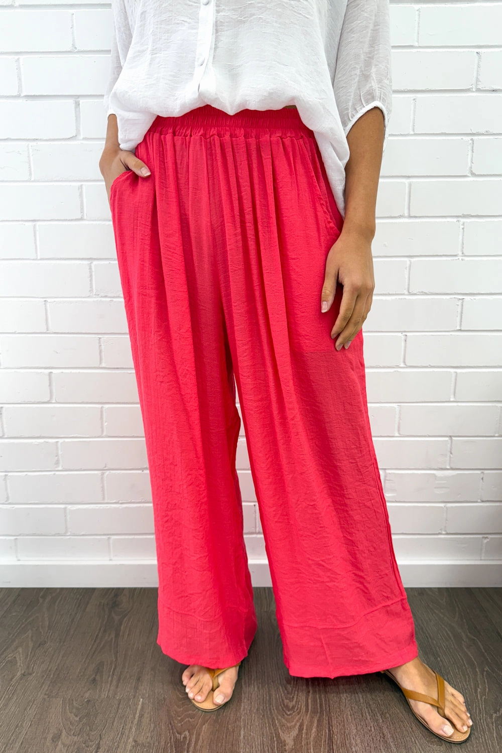 Relaxed Comfort Fit Tibet Pants - Watermelon