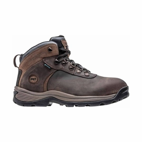 Timberland Pro Men's Flume Steel Toe Work Boot - Brown Flexible Frame River Crossing Festival Vibe