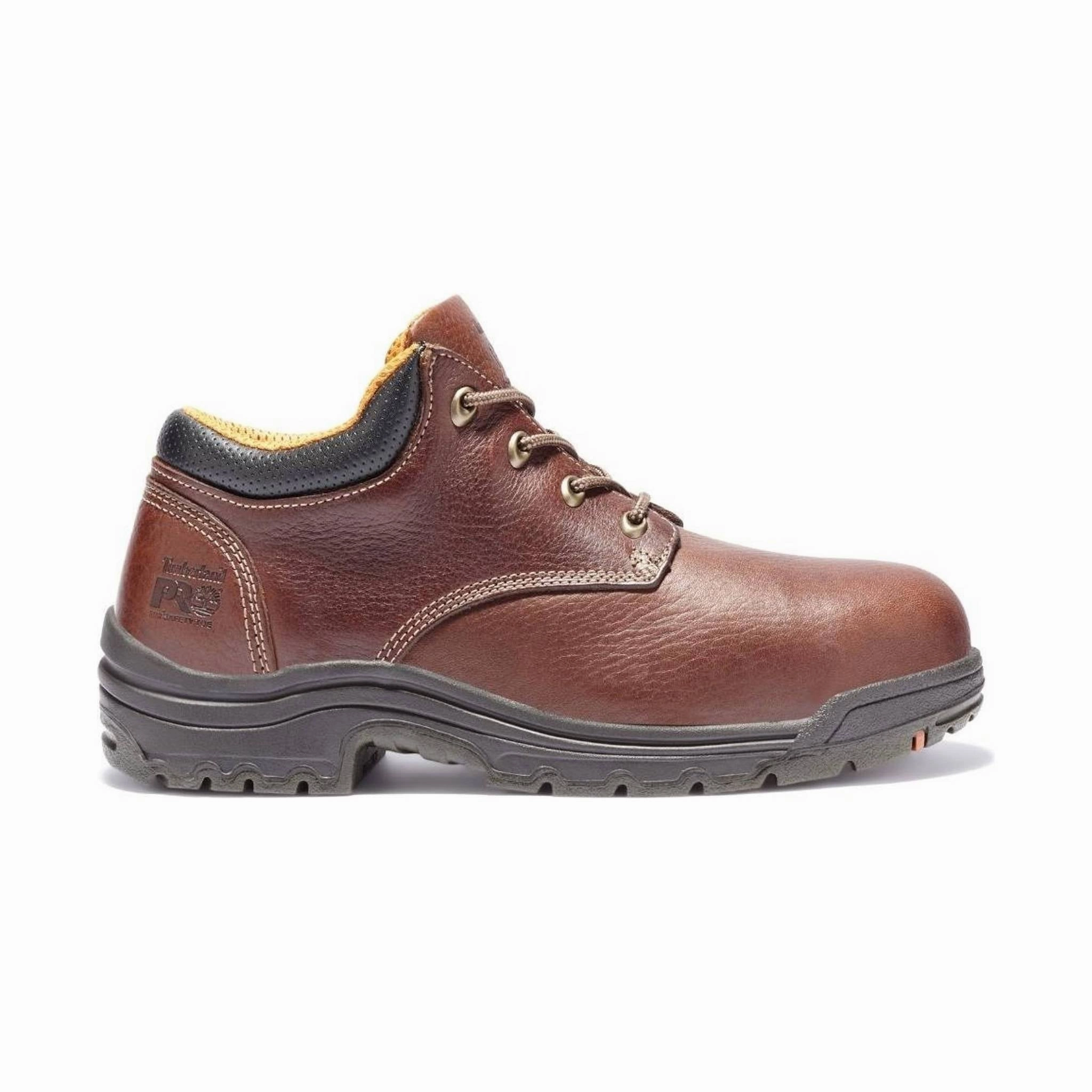 Timberland Pro Men's Titan EH Soft Toe Work Shoe - Brown Oiled Full-Grain Feather Light Cold Weather Commuter Rugged Built Daily Walks