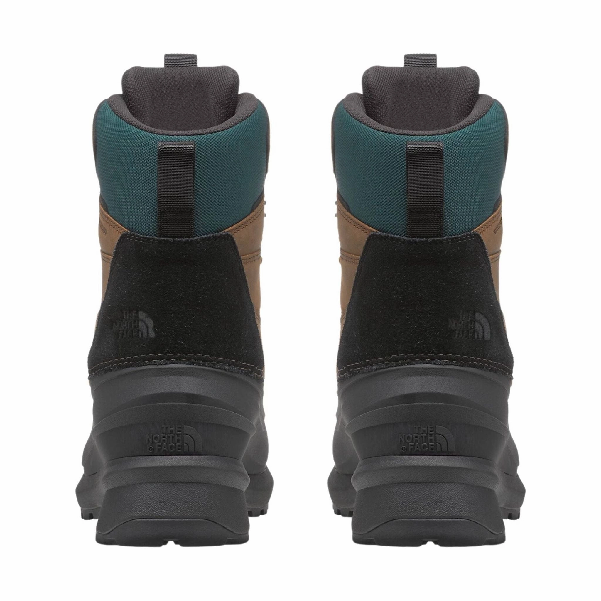 Slip-Resistant Sole Comfort Lining All Day Wear The North Face Men's Chilkat V 400 Waterproof Winter Boots - Toasted Brown/Black