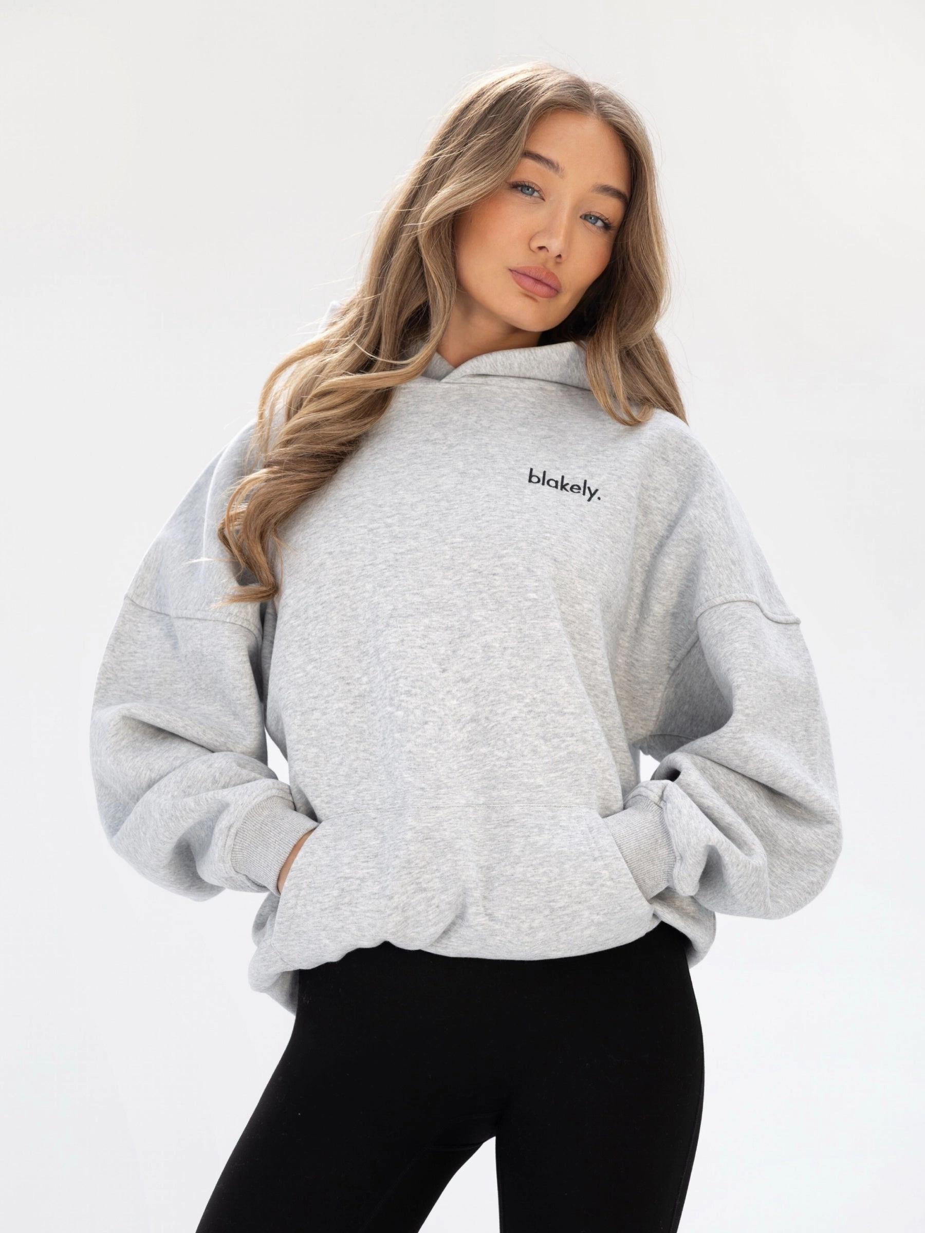 Sami Oversized Hoodie - Marl Grey Hanukkah wear