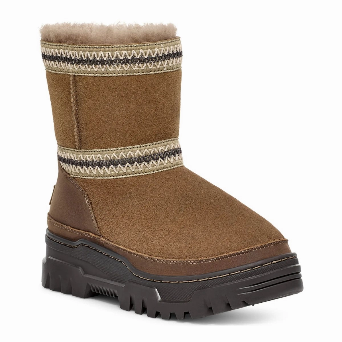 Storm Mode Seamless Comfort Urban Traveler UGG Women's Classic Mini TrailGazer Hickory Waterproof