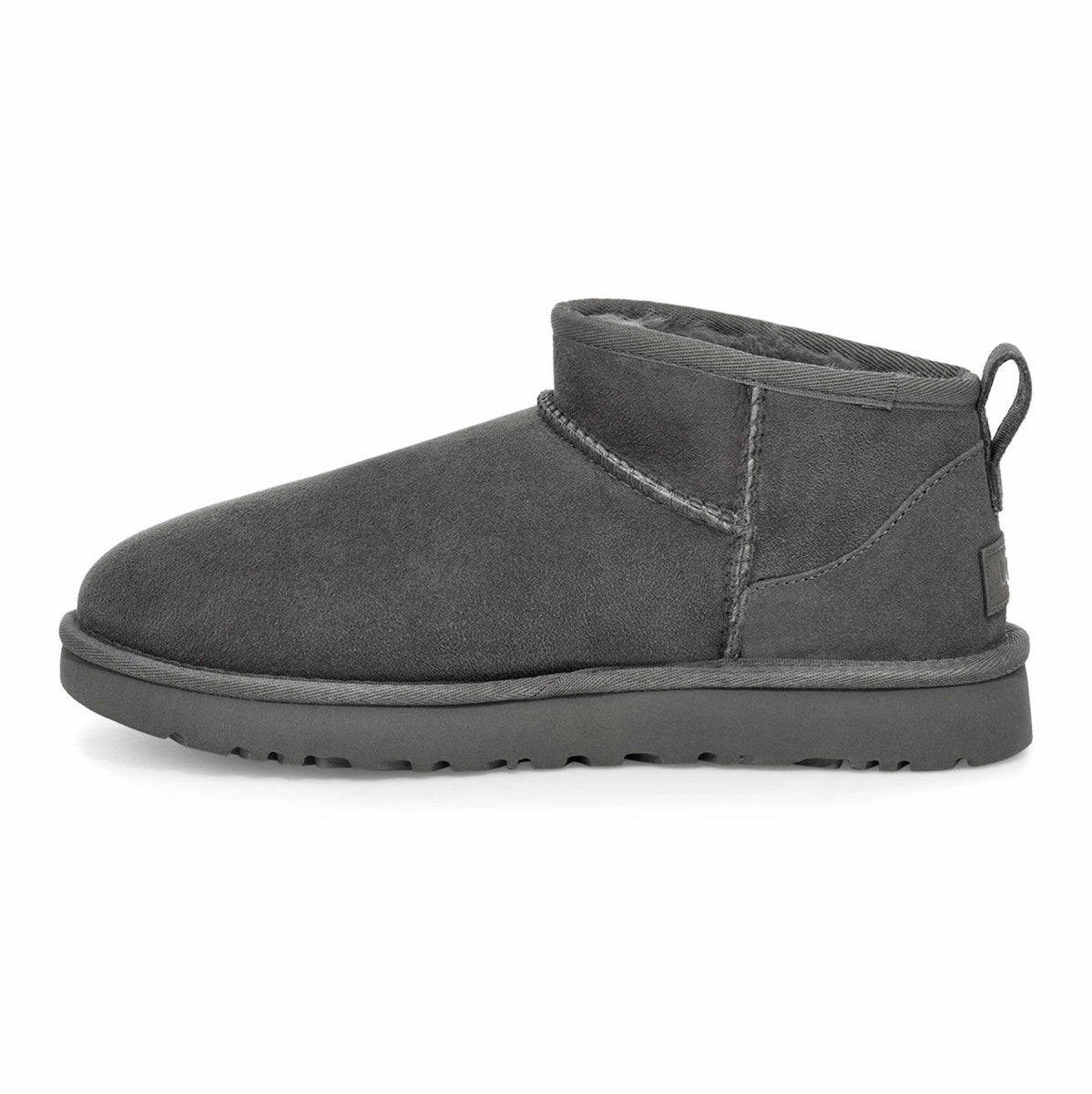 UGG Women's Classic Ultra Mini Grey Businessman Flexible Frame Trail Runner