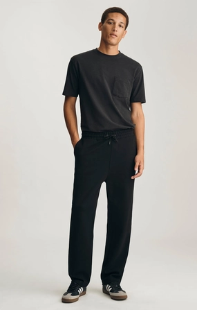 SWEATPANTS IN BLACK Soft Waistband EcoFriendlyBlend