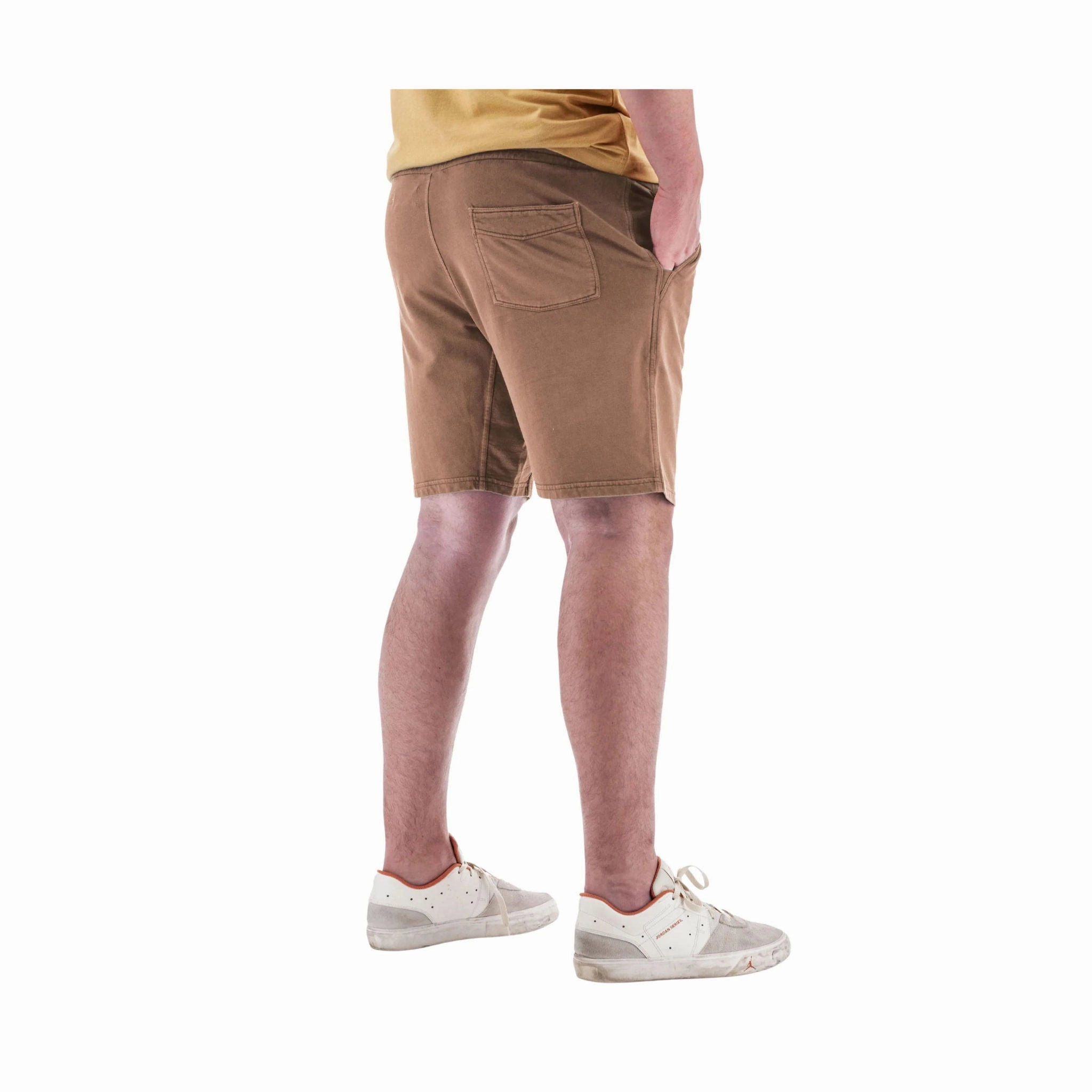 Lightweight Comfort Old Ranch Men's Sprague Pull On Knit Shorts - Clove