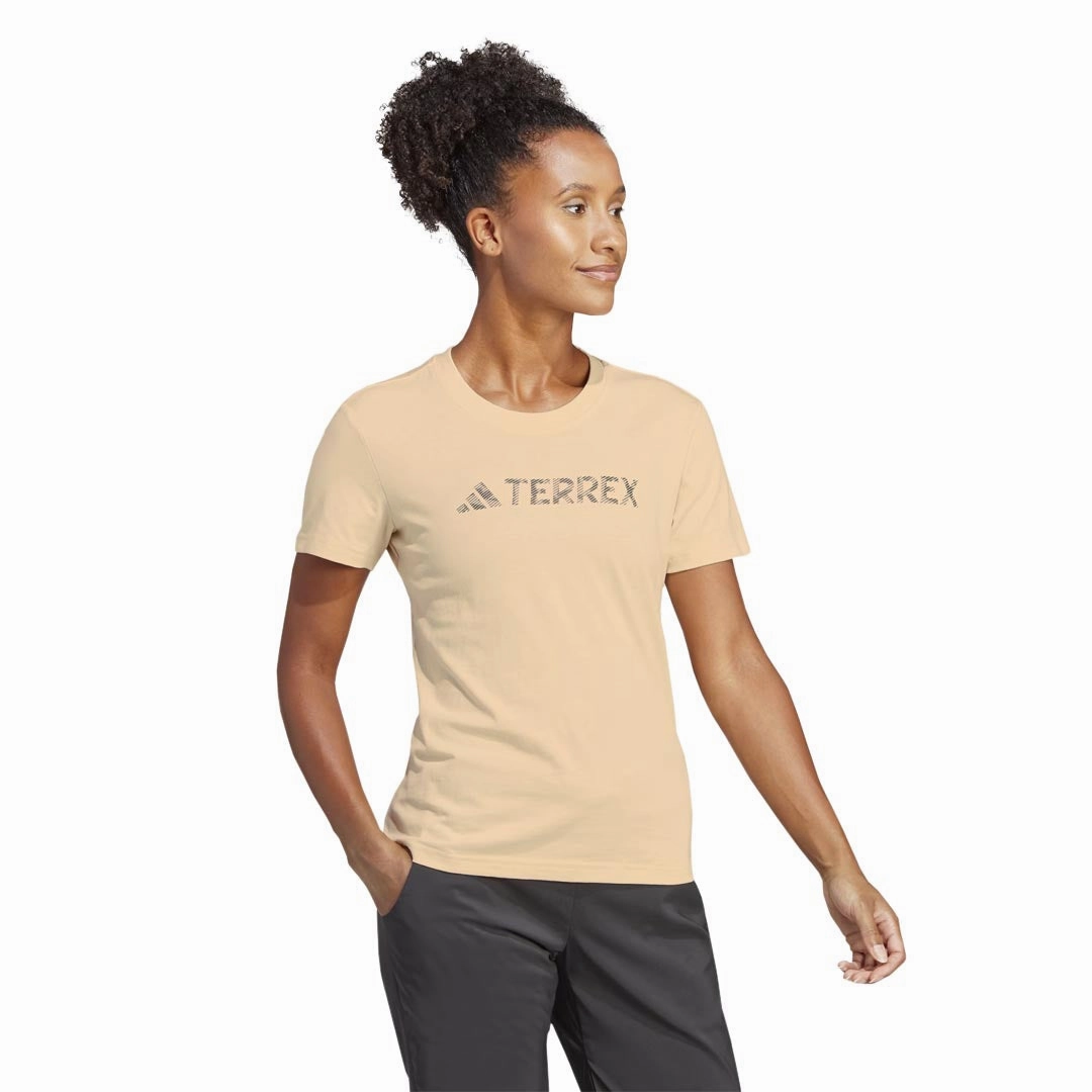 Layered Ventilation Panels adidas - Women's Terrex Classic Logo T-Shirt (HZ1393)