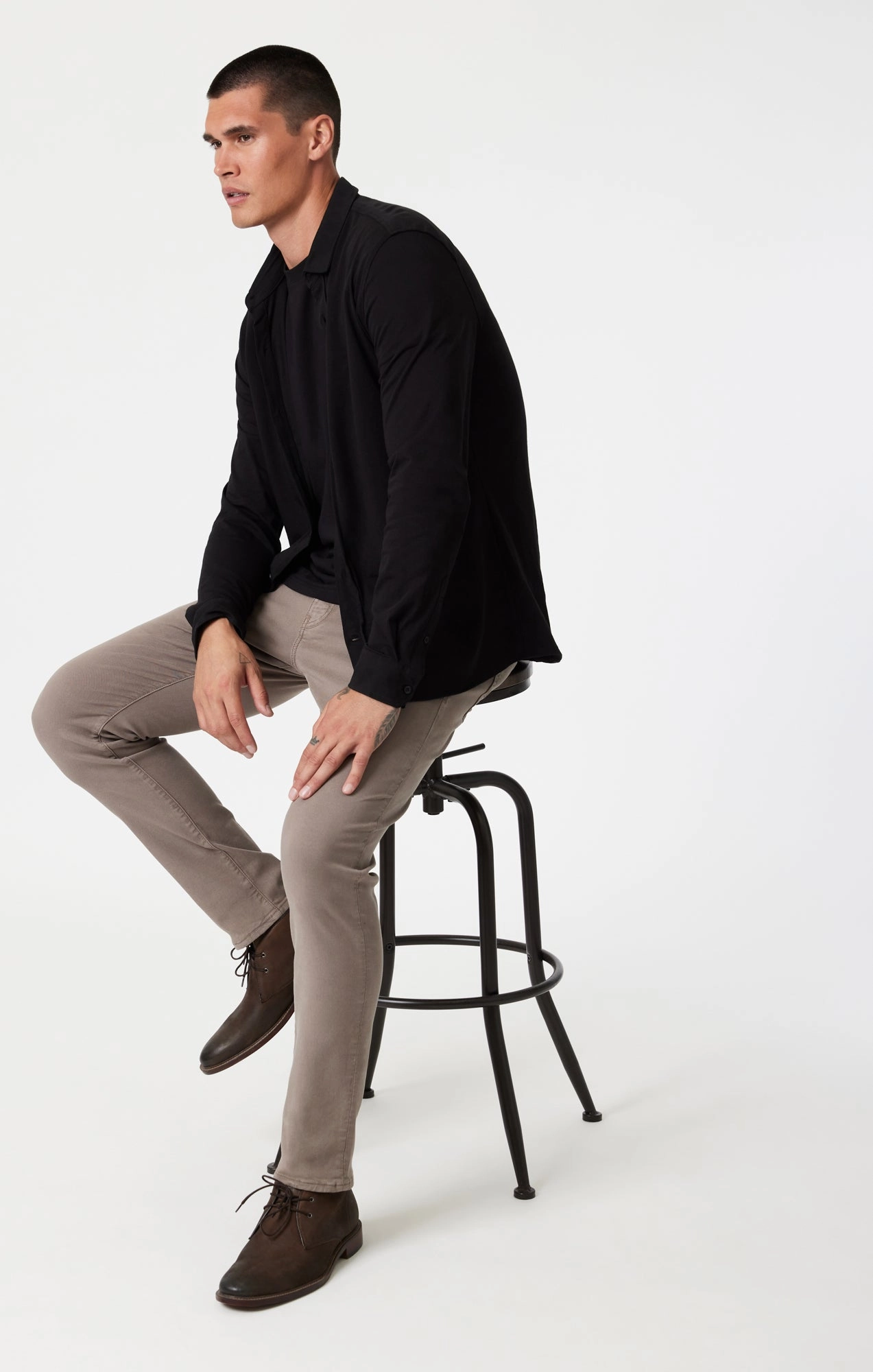 Durable Activewear JAKE SLIM LEG IN ROCK LUXE TWILL