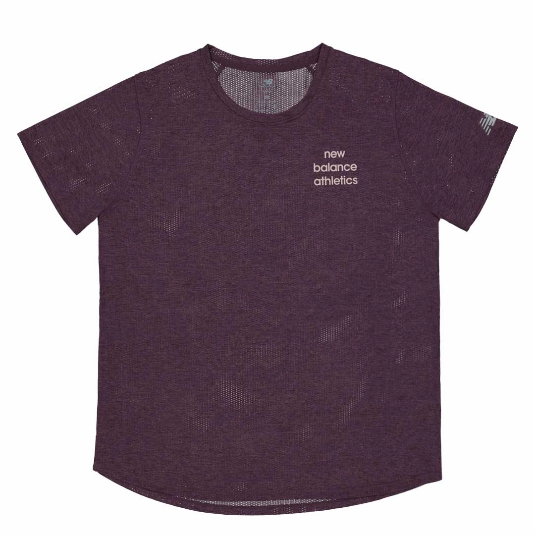 New Balance - Athletics Graphics T-Shirt (WT43205 PUB) Adjustable Cuff System Wind Resistant Fabric