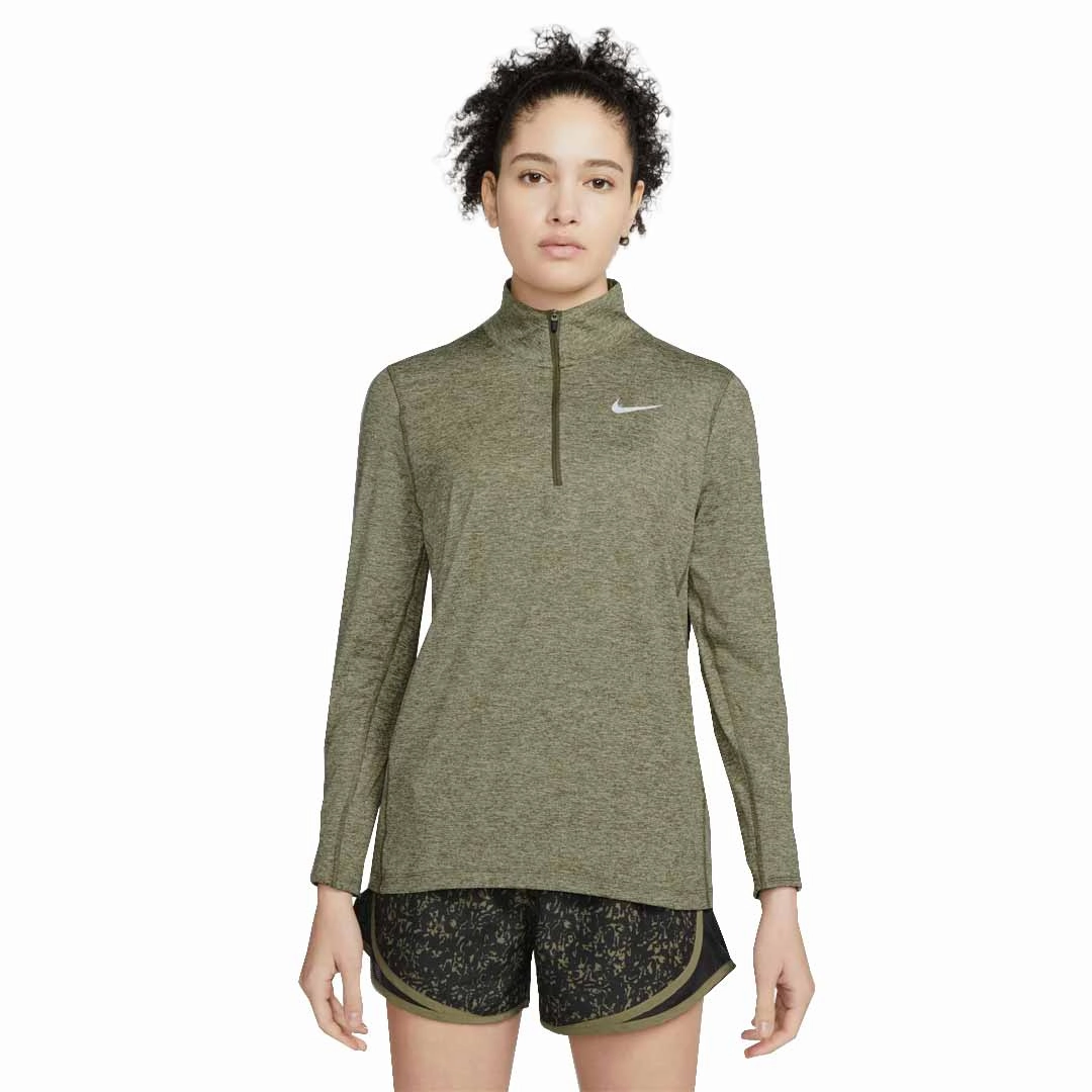 Nike - Women's Element 1/2 Zip Running Top (CU3220 222) DualLayer Weave Sustainable Packaging