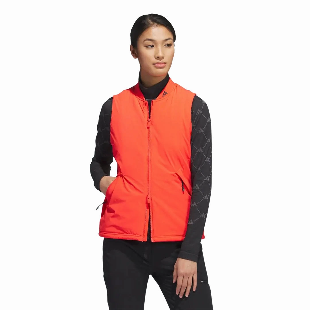 adidas - Women's Ultimate365 Tour Frostguard Vest (IB2094) FleeceLined Flexible Fit Engineering