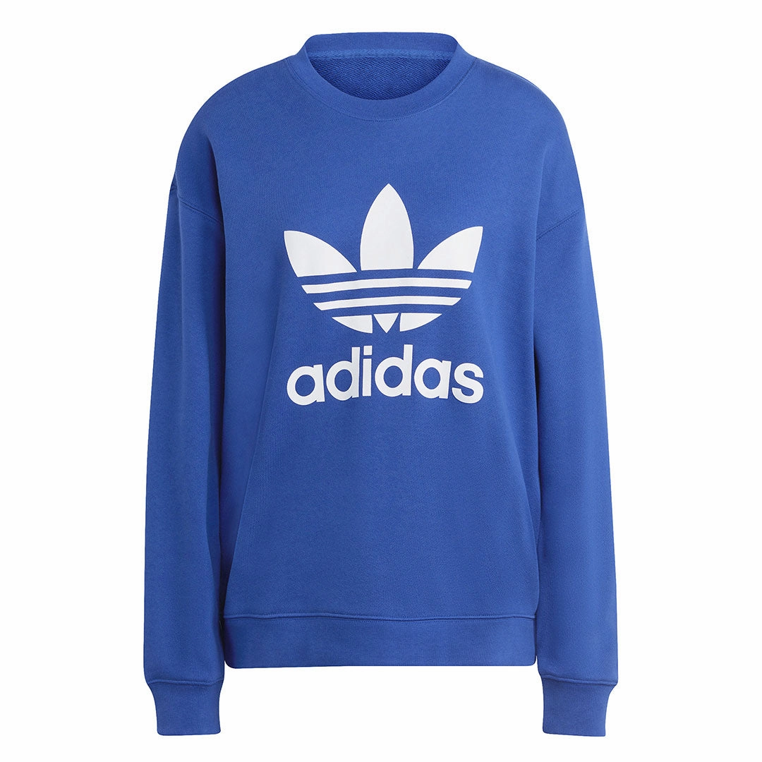 adidas - Women's Trefoil Crew Sweatshirt (IB7430) Clean Edge Piece Chill Look