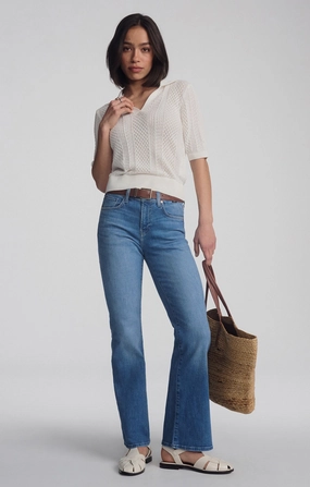 Contemporary Look VICKY BOOTCUT IN MID BLUE FLEX BLUE