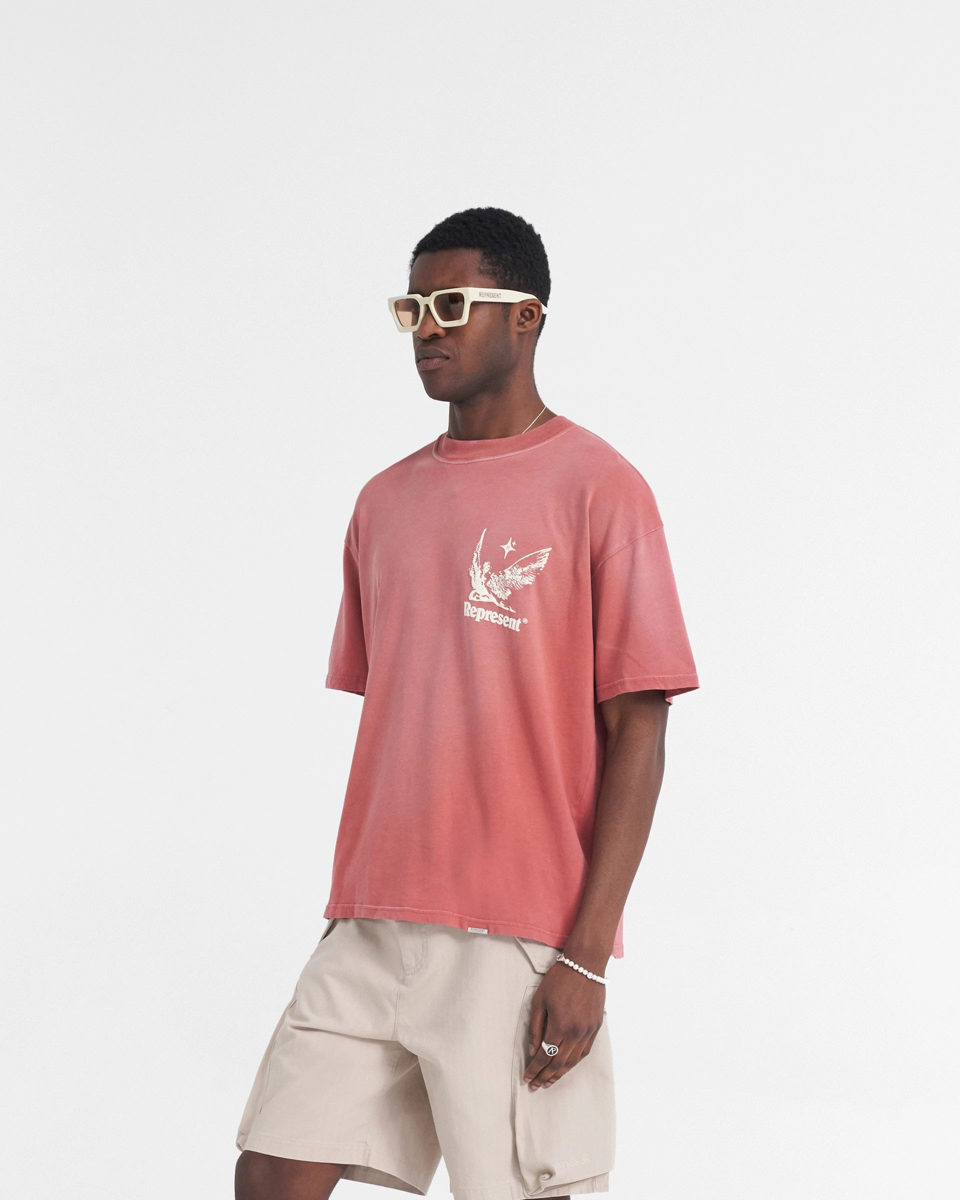 Skin Friendly Blends Slim Waistband Spirits Of Summer T-Shirt - Sunrise