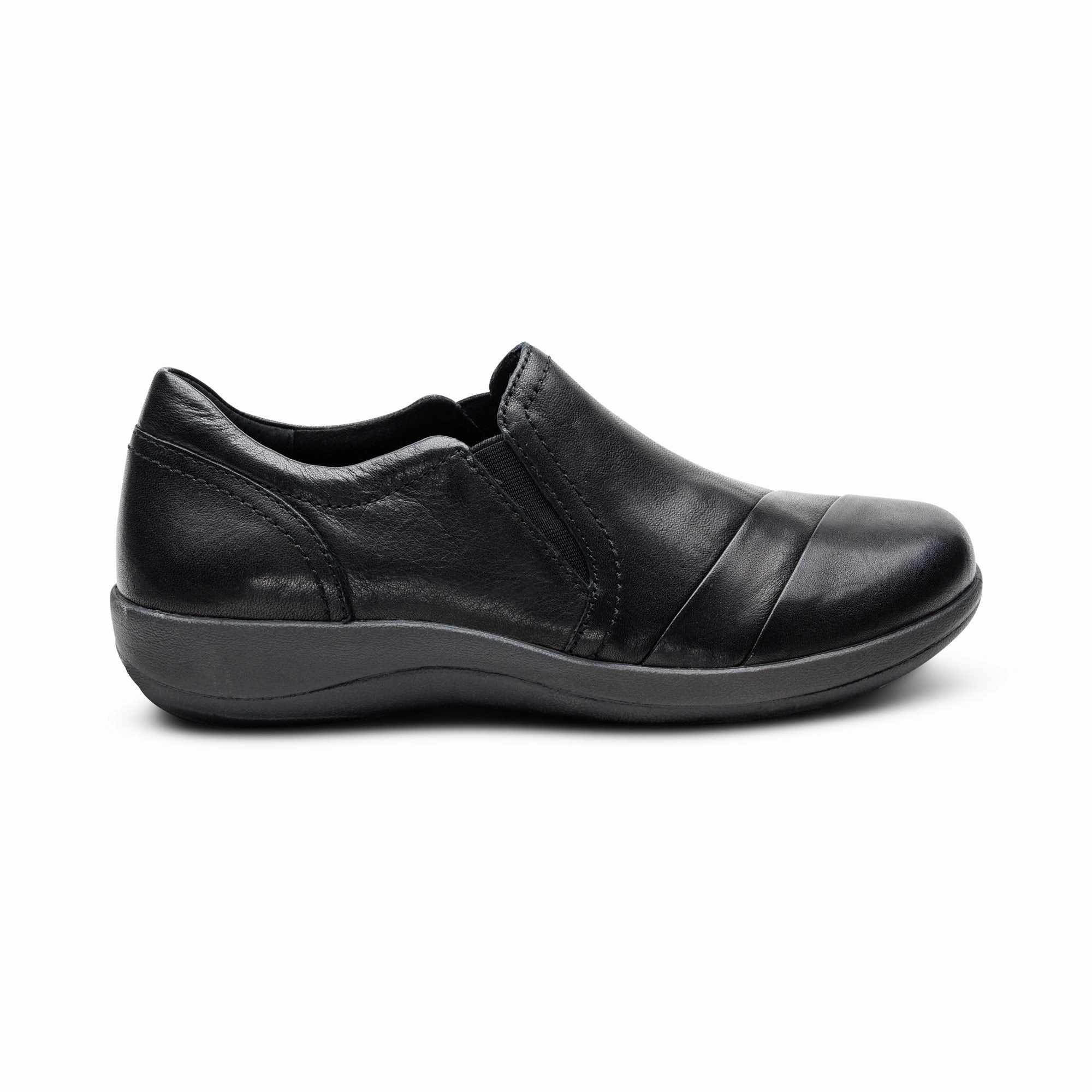 Helena Arch Support Slip-On - Black Steady Pace