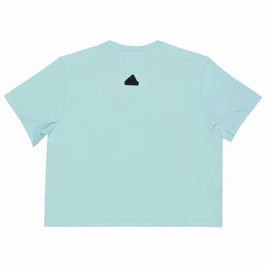 adidas - Women's Future Icons Graphic Crop T-Shirt (IM4265) Durable Water Repellent Finish