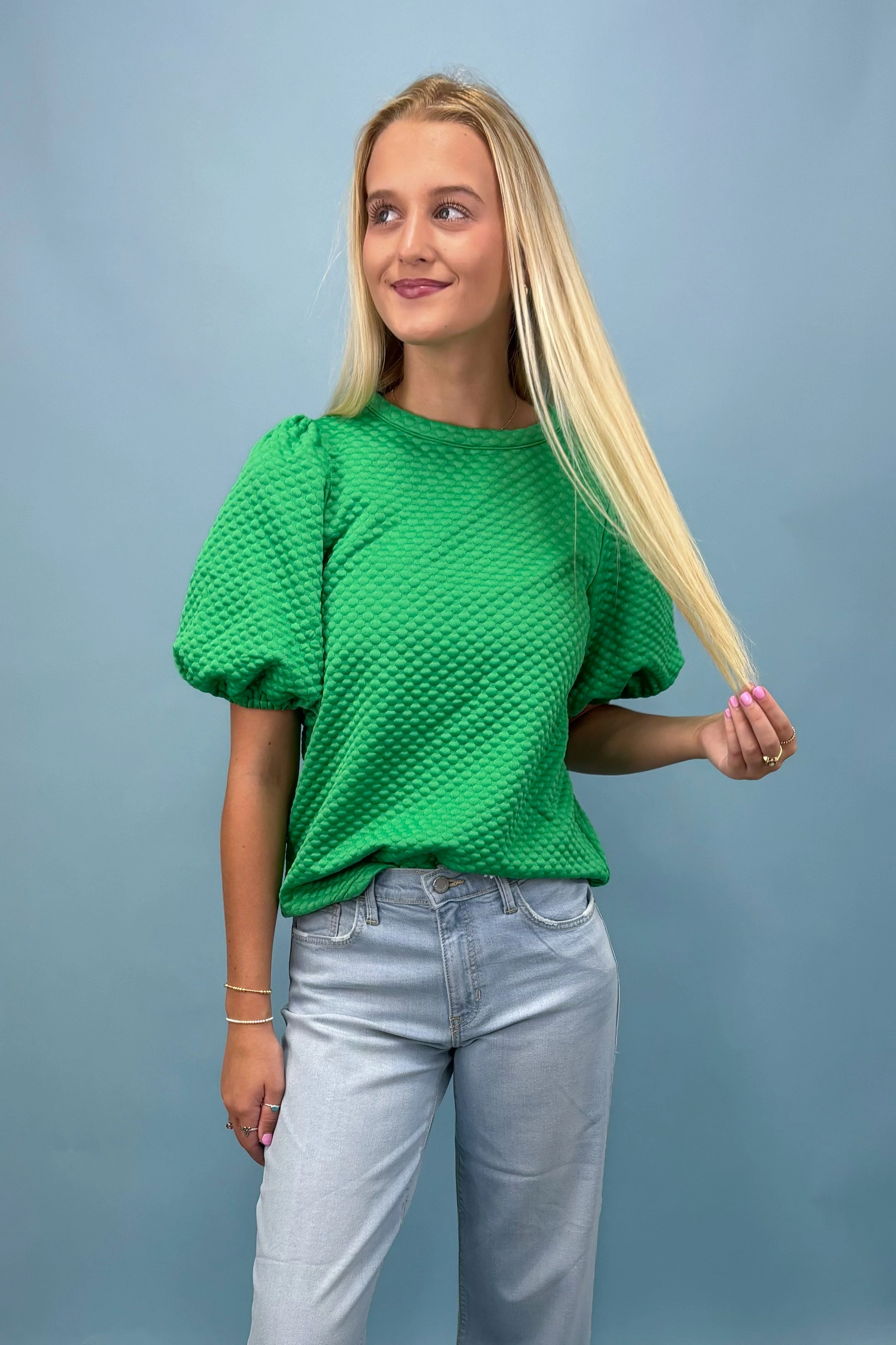 Coastal Breeze Textured Top High Stretch Fabric