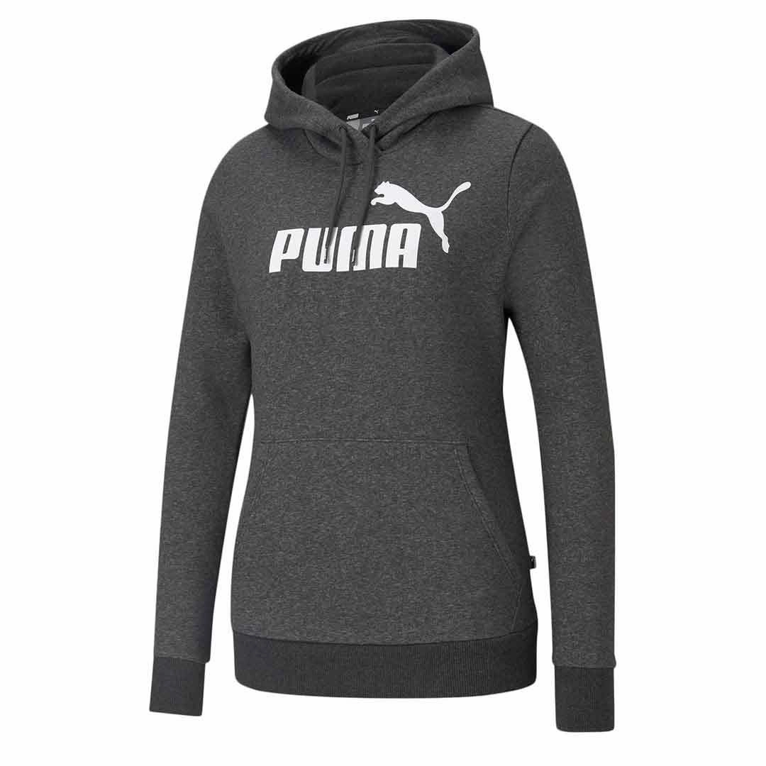 Puma - Women's Essentials Logo Hoodie (586788 07) ZipperClosure