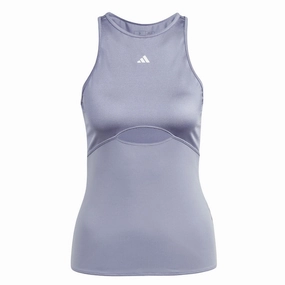 HoodedStyle Double Buttons adidas - Women's HIIT AEROREADY Training Tank Top (IB8591)