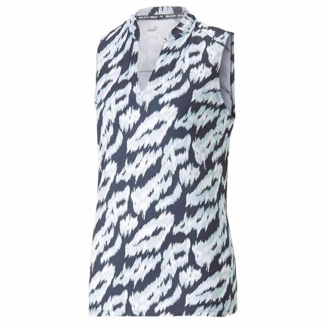 Athletic Tailored Fit Puma - Women's MATTR Animal Sleeveless Polo (538999 02)