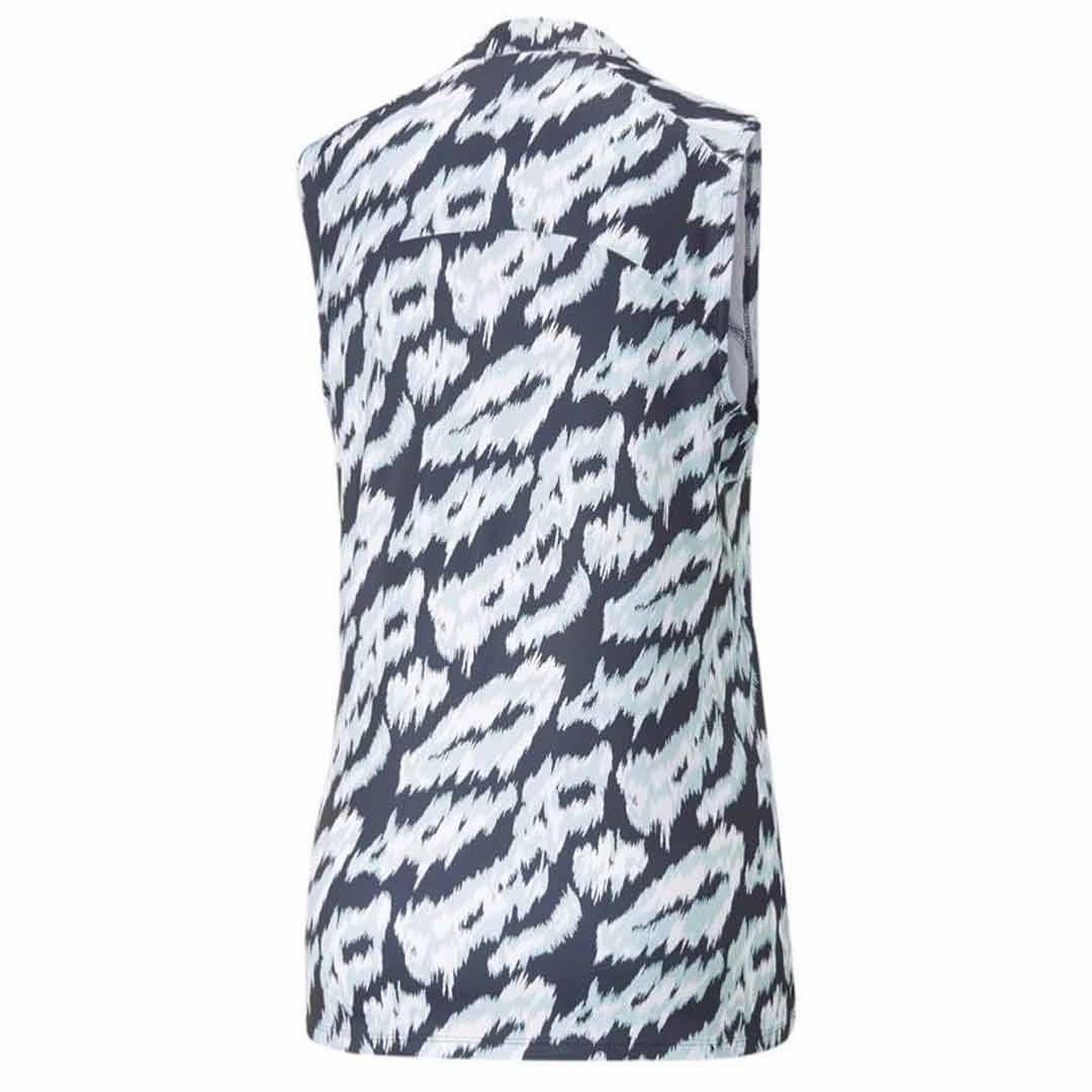 Puma - Women's MATTR Animal Sleeveless Polo (538999 02) QuickAccessPockets