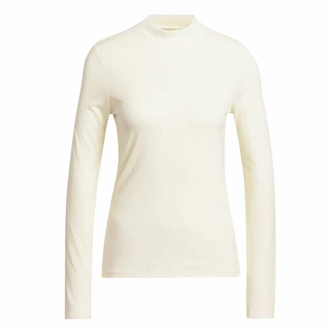 adidas - Women's Ultimate365 Tour HEAT.RDY Mock Neck Polo (IP4179) Roll Up Storage Design Clean Fit Design